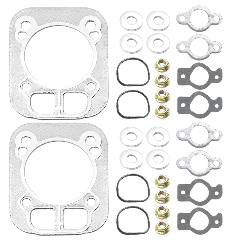 2 Pack 32-841-02-S Engines Cylinder Head Gasket Kit, Replacement for Kohler SV710 SV715 KT610 KT620 KT715 KT725 KT730 KT735 KT740, Replaces 32 841 02S 3284102S