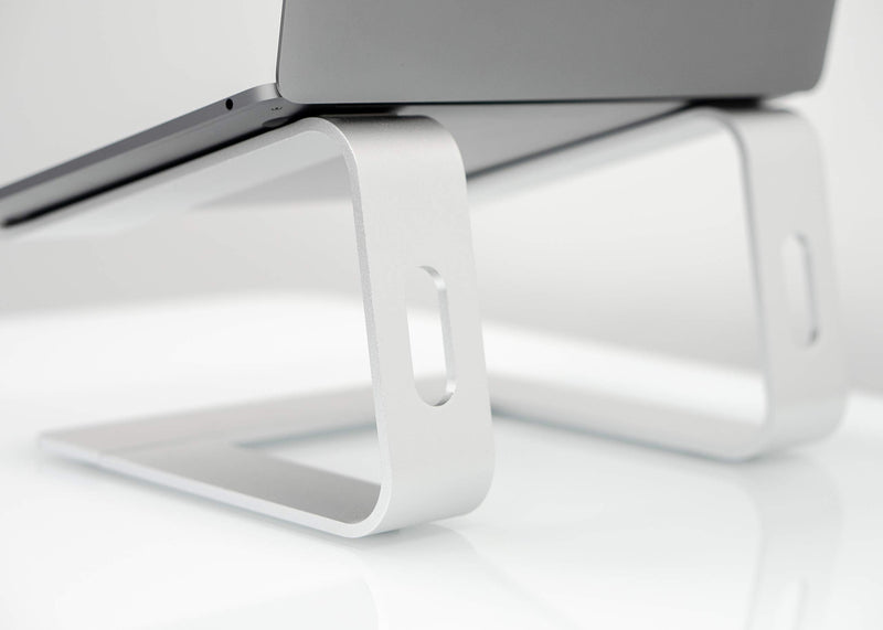 Elevate - Stand for MacBook or PC Laptop. Take It Apart and Take It Anywhere with You. Aluminum Built Keeps Laptop Cool with Plenty of Open Space for Air Flow