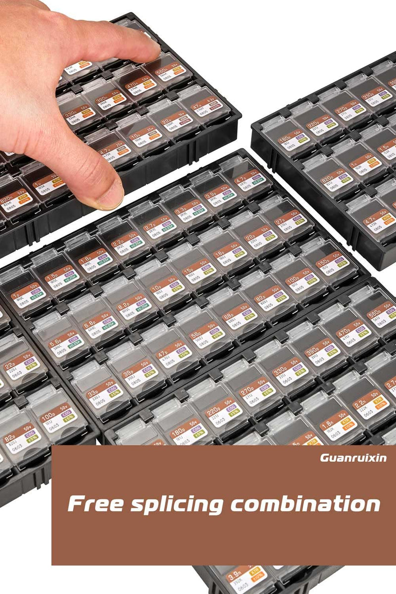 Chip Capacitor Design Kit, EIA 0402 Size, 0.5pF-10uF Capacitance, 72 Values, 7200PCS, RoHS Compliant EIA 0402 Capacitors