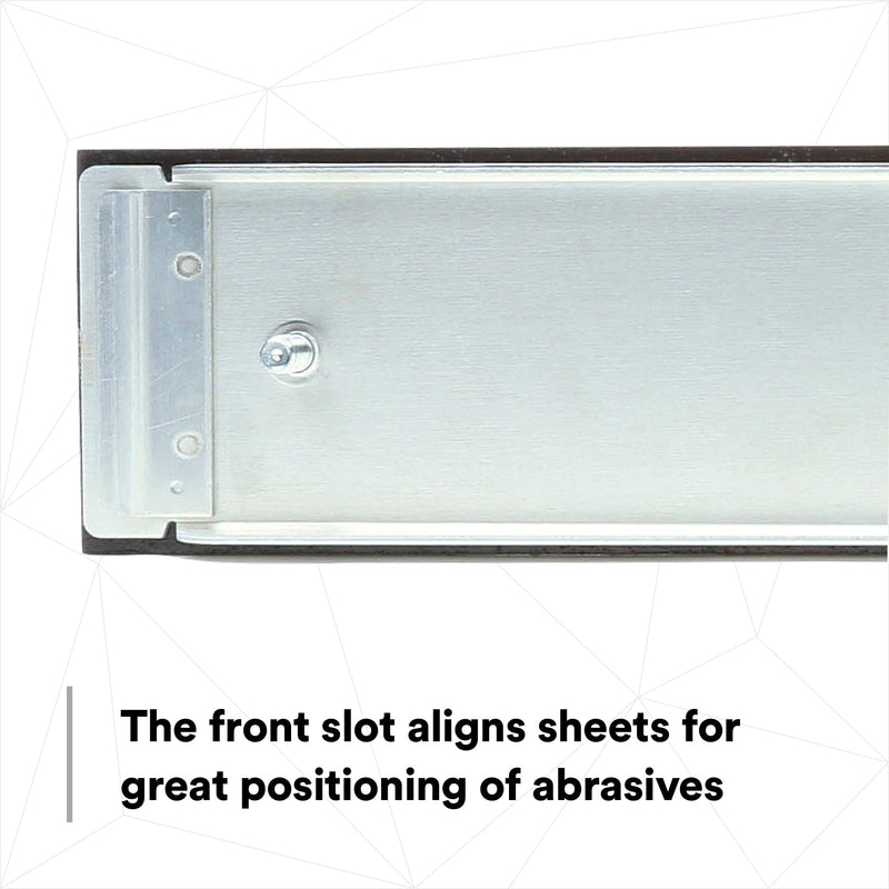 3M Stikit Air File Shoe 05448, 2-3/4 in x 16 in, Aluminum, Lightweight, Durable 1