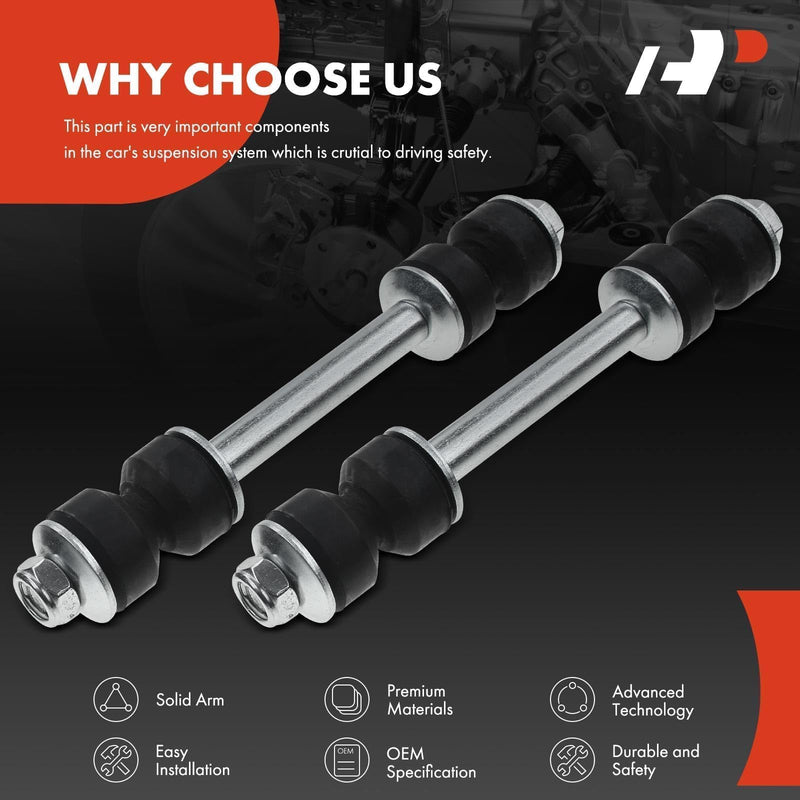 A-Premium 2Pcs Front Sway Bar Links Stabilizer Bar Links, Compatible with Ford F-150 97-03, F-150 Heritage 04, F-250 97-99, Expedition 97-02, Lincoln Navigator 98-02, Blackwood 02