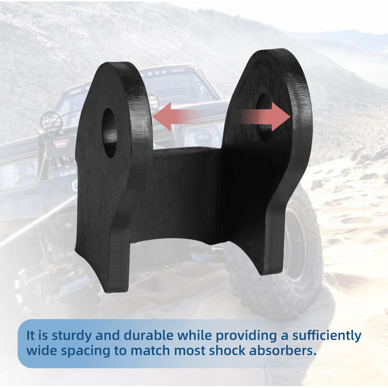 2-Piece Set Heavy Duty Shock Mounts ,Shock Brackets for Off-Road Trailers, Thick Welded