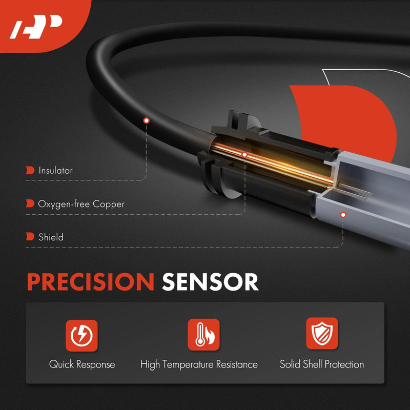 A-Premium Front and Rear Disc Brake Pad Wear Sensors Compatible with BMW X5 2011-2018, X6 2011-2019, 2-PC Set