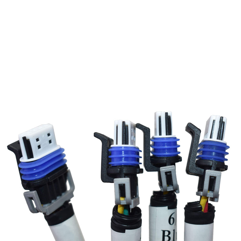  [AUSTRALIA] - A-Team Performance - LSX Ignition Coil Harness Pair 12 Inch and 4 Plugs Relocation - Compatible with Chevy Small Block V8 Gen. 293, 325, 346, 350, 364, 376, 427