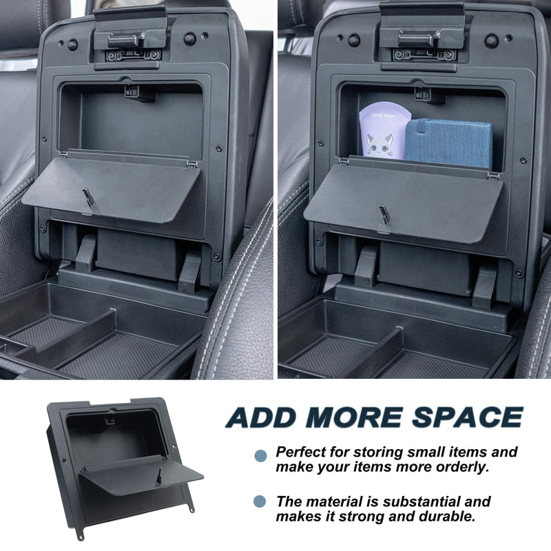JKCOVER 2PCS Center Console Hidden Box Organizer Tray Compatible with 2024 2025 Toyota Tacoma Accessories Armrest Secret Compartment And Armrest Tray Organizer 2 Pcs