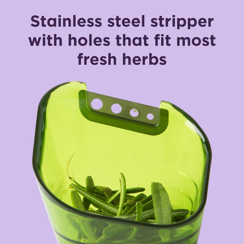 Chef'n ZipStrip Herb Stripper, Updated Design, Green ZipStrip Herb Stripper NEW