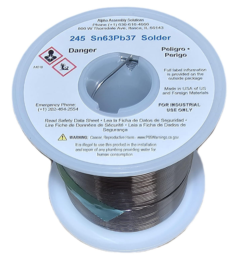 Kester Solder - 245 No-Clean Flux Solder,.031",1lb. Spool
