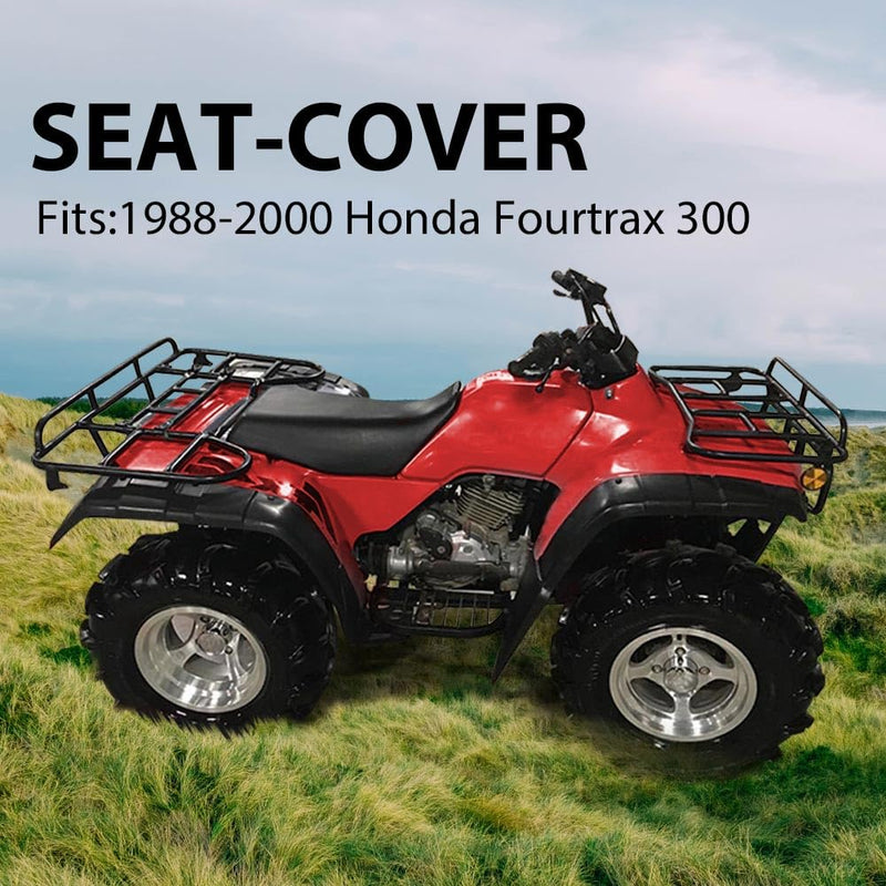 ALLGOOD Seat Cover Compatible with Honda Fourtrax 300 1988-2000 Seatcover Black 1988-2000 Fourtrax 300