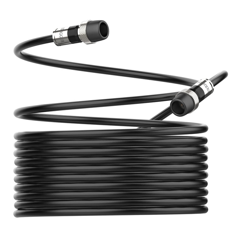 BlueRigger RG6 Coaxial Cable, 30FT (Weatherproof Rubber Boot, Direct Burial, in-Wall CL3 Rated, 75 Ohm, Indoor Outdoor) - Digital Coax Cord for HDTV, CATV, TV Antenna, Satellite, Broadband Internet