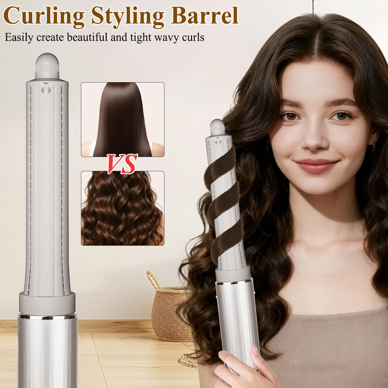  [AUSTRALIA] - 30mm/ 1.2-Inch Long Curling Barrel for Shark Flex Style Attachments | Long Hair Curling Roller, Compatible with Shark FlexStyle HD400 Series, Hair Curler Attachment for Tight Defined Curls 30MM