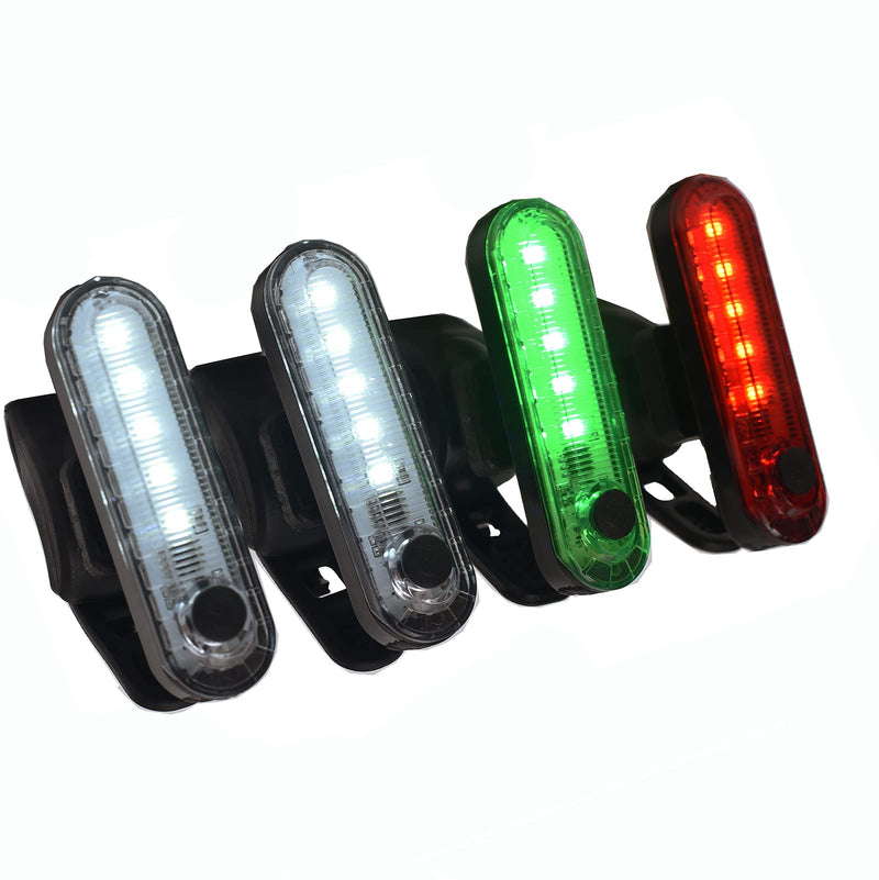 LED Navigation Lights for Boat Bow or Stern Battery Powered Kayak Light For Night Fishing, Back-up Marine LED Lights For Pontoon, Dinghy, Yarch, Sailboats