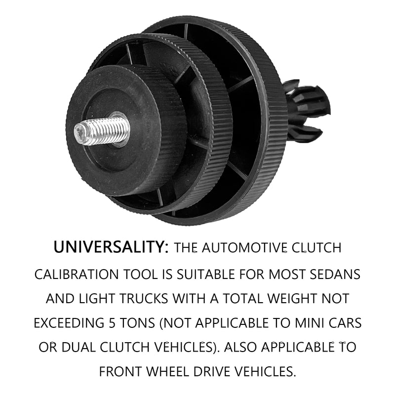 Clutch Alignment Tool Car Alignment Tool Kit Automotive Light Trucks AC Single Disc Clutch Centering Removal Tool Universal Clutche Plates Correction Tools 2 Plastic Sleeve for Refitting Black