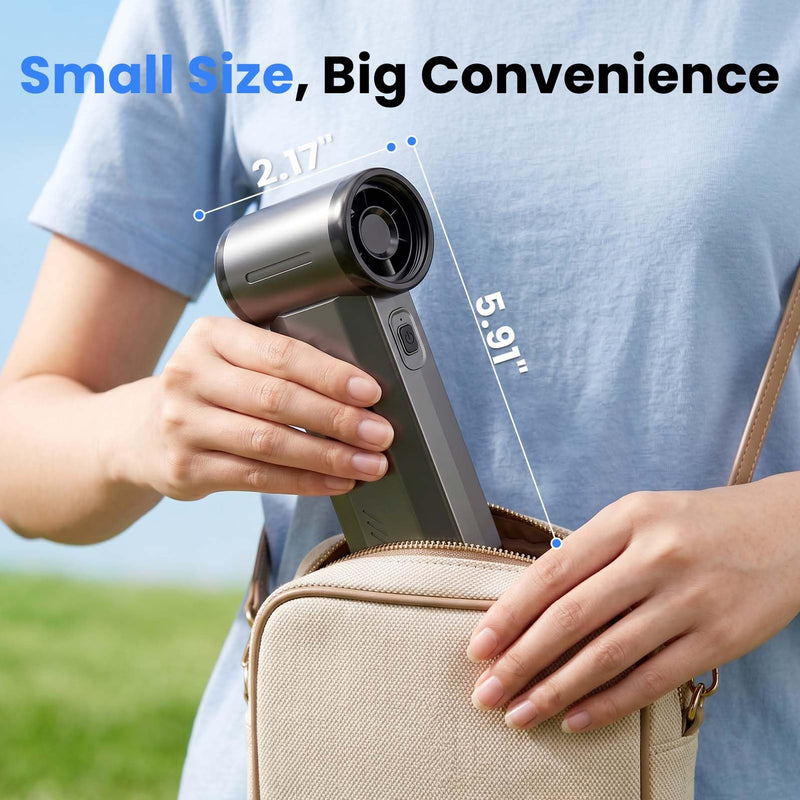 Antarctic Star 130000 RPM Electric Air Duster, Portable Turbo Blower with Stepless Airflow Adjustment and Vacuum Cleaning Kit for Computer, Keyboard, Car Interior & Outdoor Use, Grey GRAY