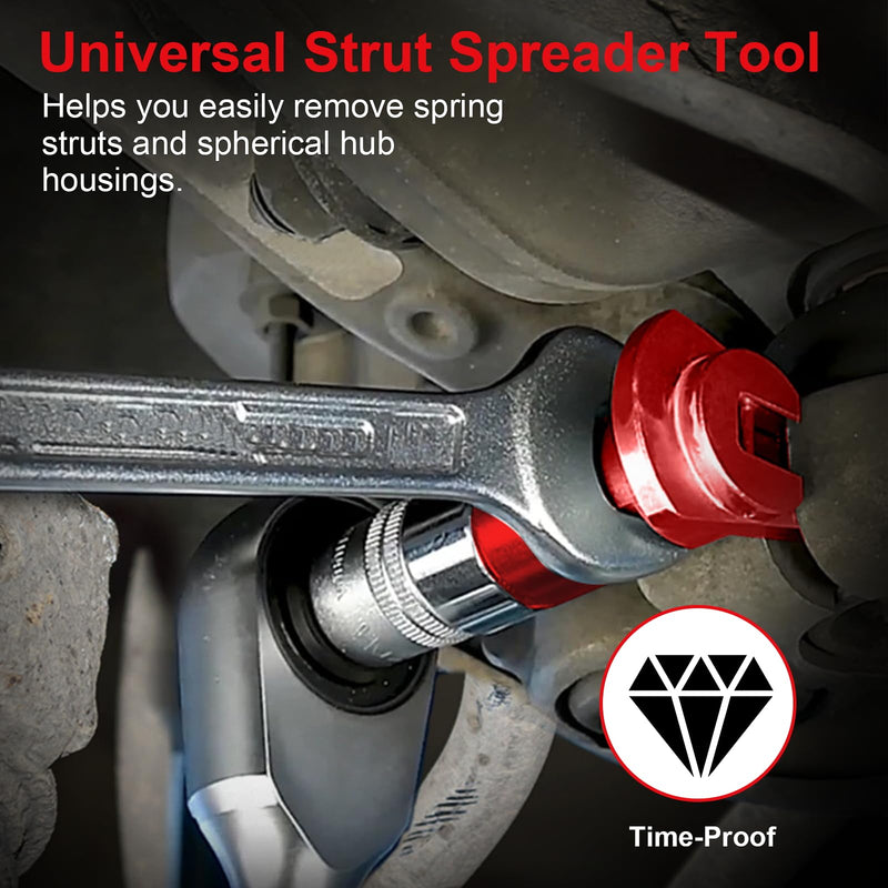 Strut Spreader Tool, Universal Steering Suspension Strut Knuckle Spreader Tool 5-11 mm, Suspension Strut Spreader Socket Tools for Au-di/V-W/B-M-W/Fo-rd/Mi-ni