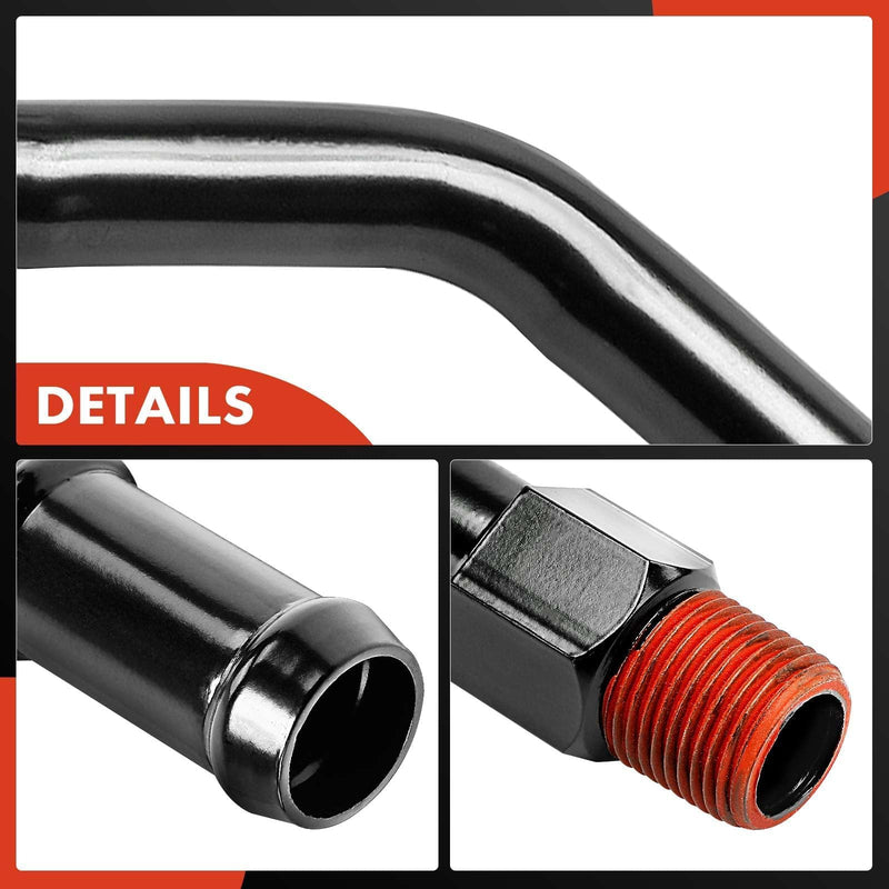 A-Premium Engine Water Pump Inlet Tube - Compatible with Dodge & Jeep Models - Dakota 96-02, Cherokee 91-01, Comanche 91-92, Grand Cherokee 93-04, Wrangler 91-06 - 2.5L 4.0L, Replace # 53007978
