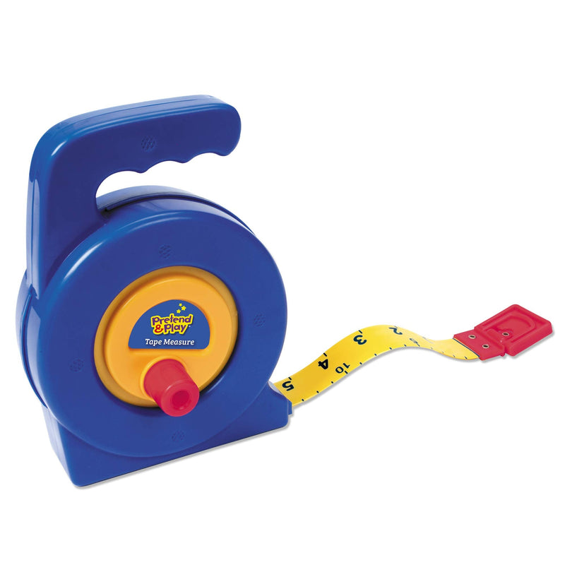 Learning Resources Pretend Play 3" Long Tape Measure - Kids Construction Toys, Preschool Activities, Pretend Play For Toddlers , Height Measurement Counting Tool, Fine Motor Skills, Homeschool Tape Measure, 3 Feet