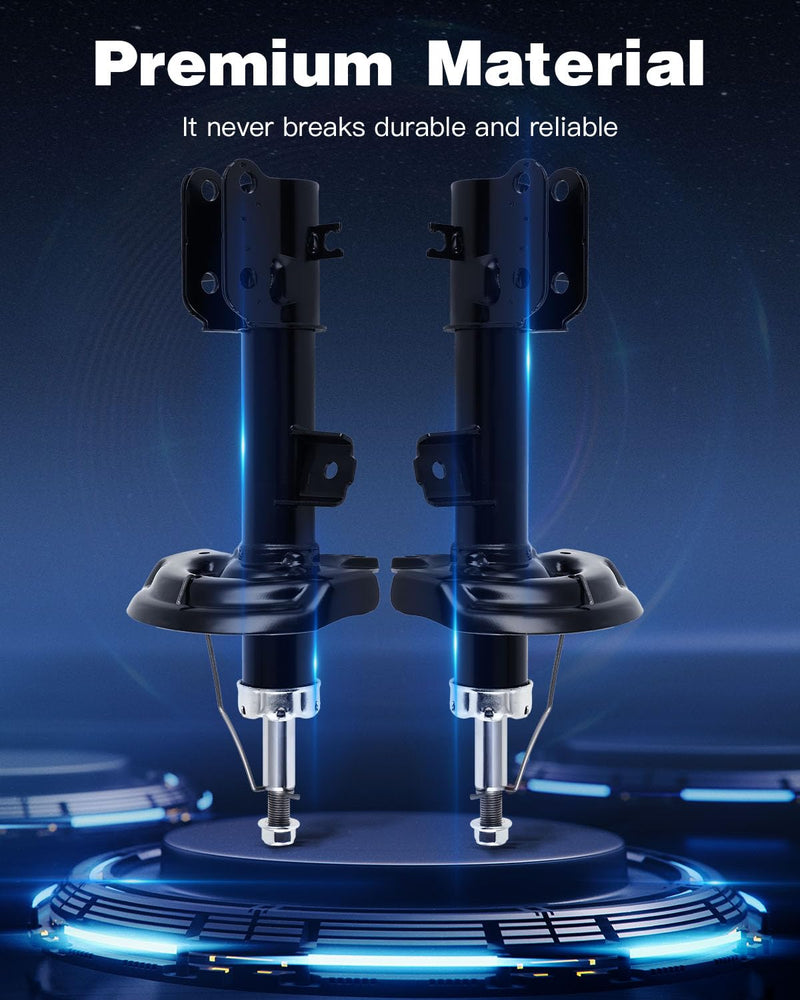 ECCPP Shocks Struts Front Shocks Absorbers Struts for 2013-2015 for Chevy Spark 3330089 73019 3330090 73020-2pcs shocks