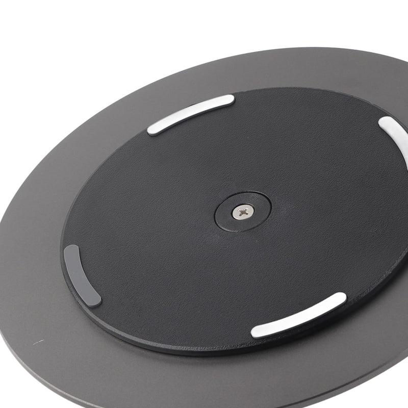 Pssopp 360° Aluminum Rotation Monitor Swivel Base 360° Rotating Swivel Stand Turntable Base for Monitor Computer Laptop Sculpturing Black