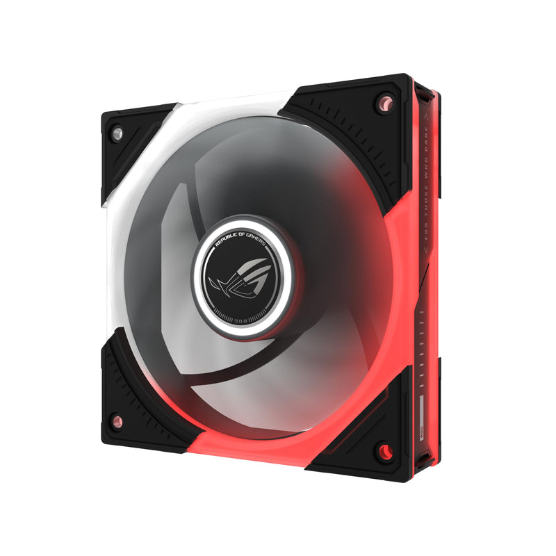 ASUS ROG Eurux GR120 ARGB Reverse PWM Fan Single Pack 120mm PWM, 2200RPM, Patented Daisy-Chain, Custom Lighting Effects