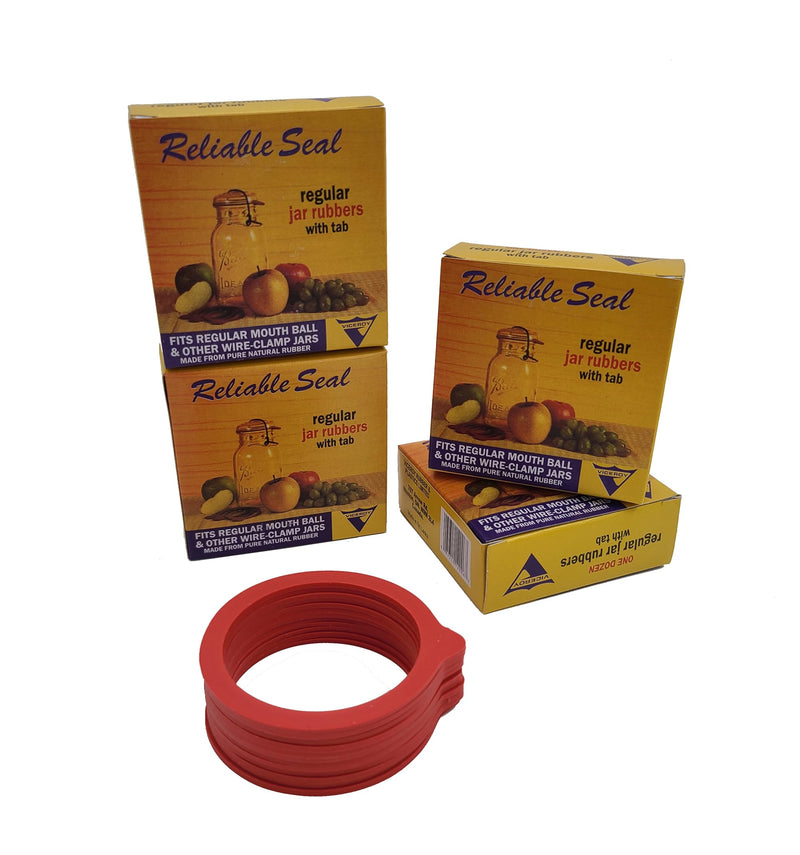 Canning Jar Seal Bundle Includes 48 Regular Mouth Viceroy Jar Rubbers With Tab and 48 Dissolvable Sunivale Labels Replacement Seals for Old Style Canning Jars Natural Rubber Rings