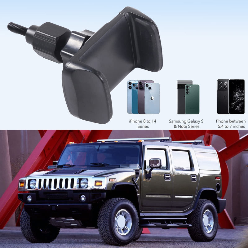 Lcojicep Car Phone Holder Compatible with Hummer H2 2003-2007 Car Phone Mount Accessories, for All Mobile Phones (Style A)
