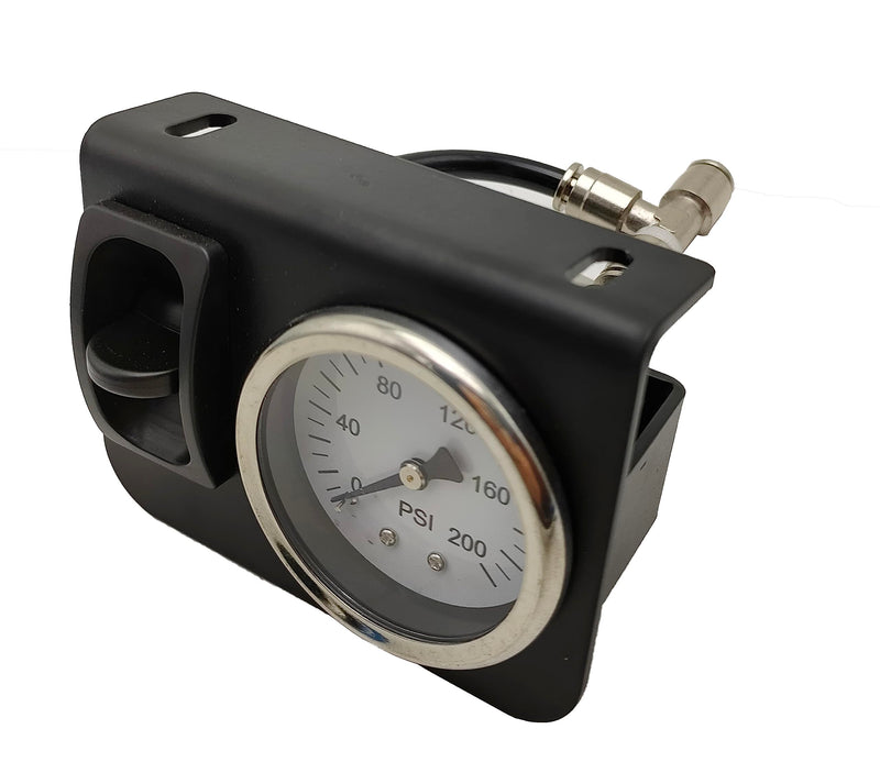 in Cab Single Air Gauge Control Kit with Paddle Switch for Air Suspension Kit