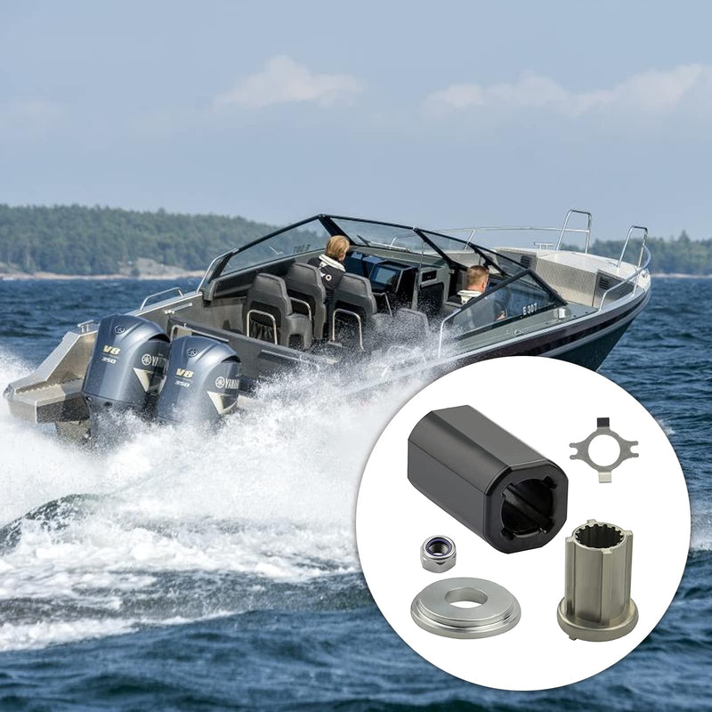 CDIYTOOL 835257Q1 Prop Hub Kit, Hub Kit Mercruiser Alpha One Propeller 835257K1 Replacement Quicksilver for Mercury 135-300 HP, Alpha One, Mercruiser Alpha, Bravo One Drives 135-300HP Outboard Engine