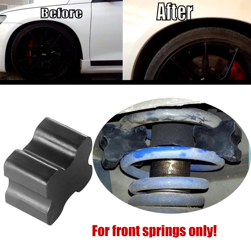 Heavy Duty Rubber Front Coil Spring Booster Kit, Rubber Coil Spacers, 1.5" Thick Pack of 4 4PCS