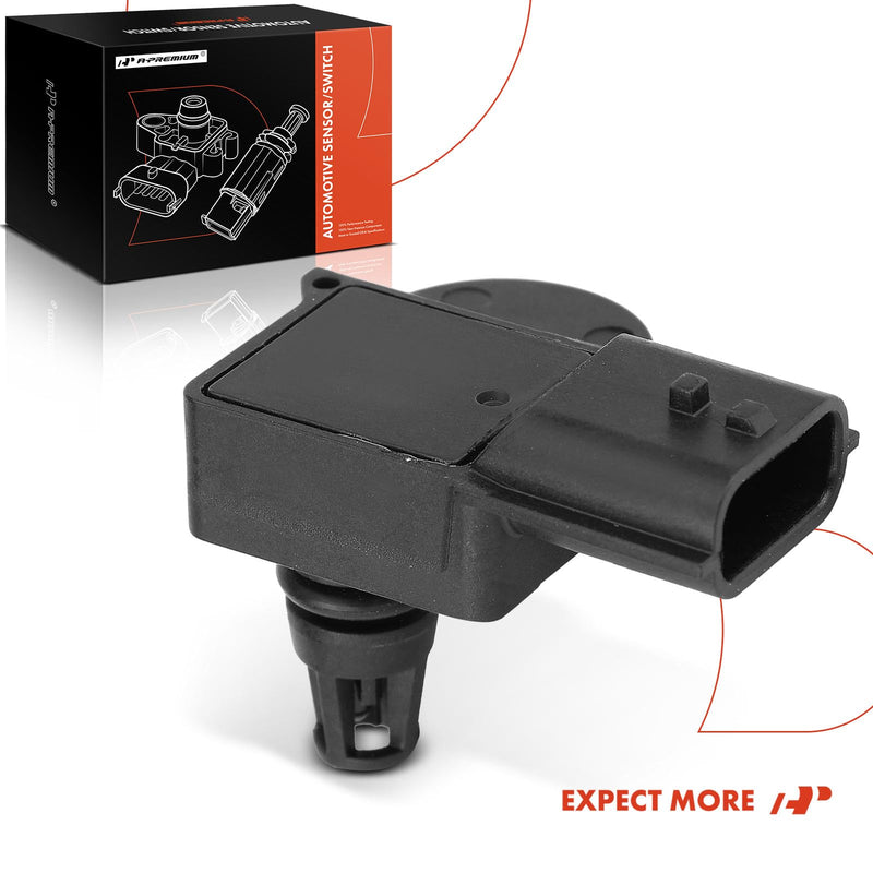 A-Premium Manifold Pressure MAP Barometric Sensor Compatible with Mazda CX-5 2013-2021, 3 2012-2021, 6 2014-2021 2.0L 2.2L 2.3L 2.5L