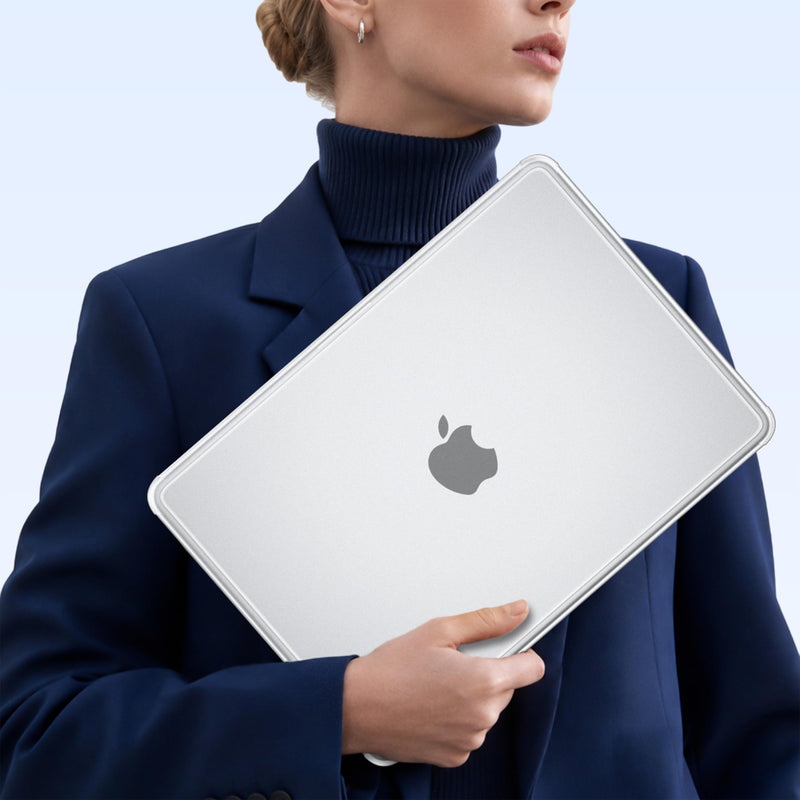 MecBevia Compatible with MacBook Neo Case 13 inch 2026 A3404 A18 Pro Chip | 3-in-1 Kit, Scratch-Resistant Neo Hard Shell Case Cover & TPU Keyboard Cover & USB-C Adapter, Matte Clear