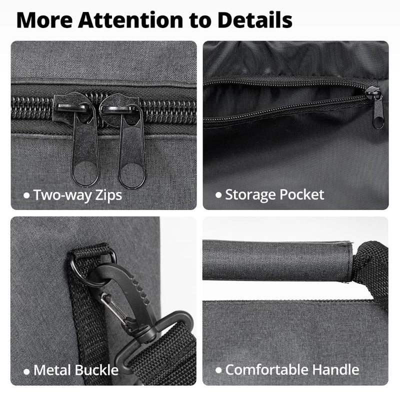 AMBITFUL Widened Version Tripod Carrying Case Bag 21/25/31/39/43/47/51/55/ for Light Stands,Boom Stand,Umbrella and Tripod Photography Accessories (31.49in(80cm)*Φ8.66in(22cm)) | Widened Version fits Tripods,Boom Stands & Umbrellas. Padded Protection, ...