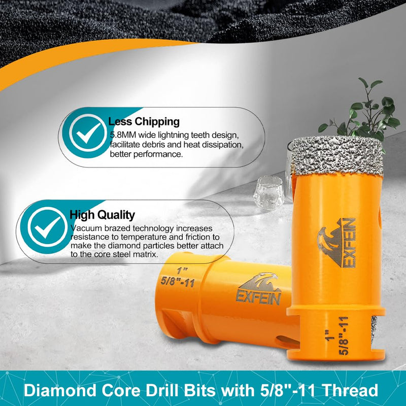 Diamond Core Drill Bit - 3" Tile Hole Saw for Porcelain Tile Ceramic Marble Granite 3"(75mm) 1