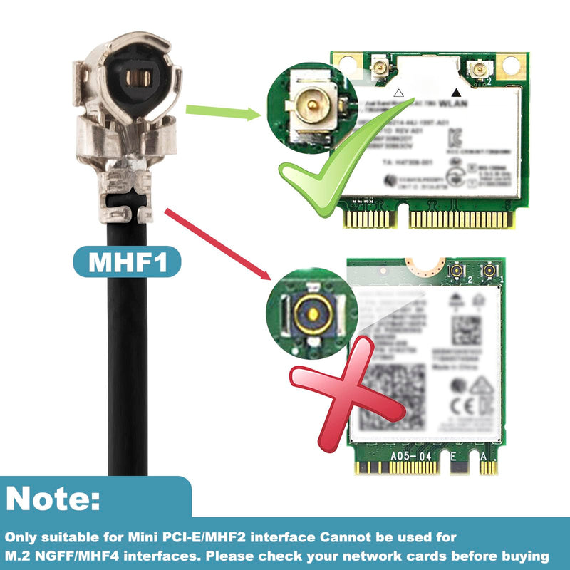 4G Antenna 698-2700MHz U.FL/IPX 3dBi Omni Small Antenna with 10cm 1.13 Cable for 2G/3G/4G LTE GSM Mini PCIe Card Routers, FPV UAV, Repeater, Notebook, PC Desktop,PS4 Build,loT Device(2 PCS) 698-2700MHz Antenna