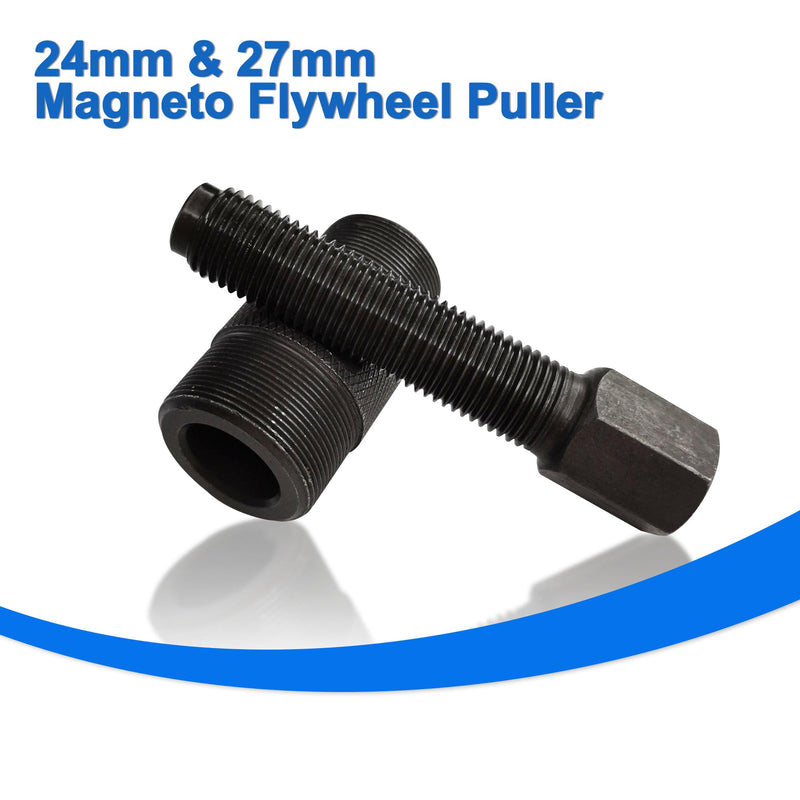 24mm & 27mm Flywheel Stator Magneto Puller for GY6 50cc 125cc 150cc Honda Yamaha Suzuki Scooter ATV Dirt Bike