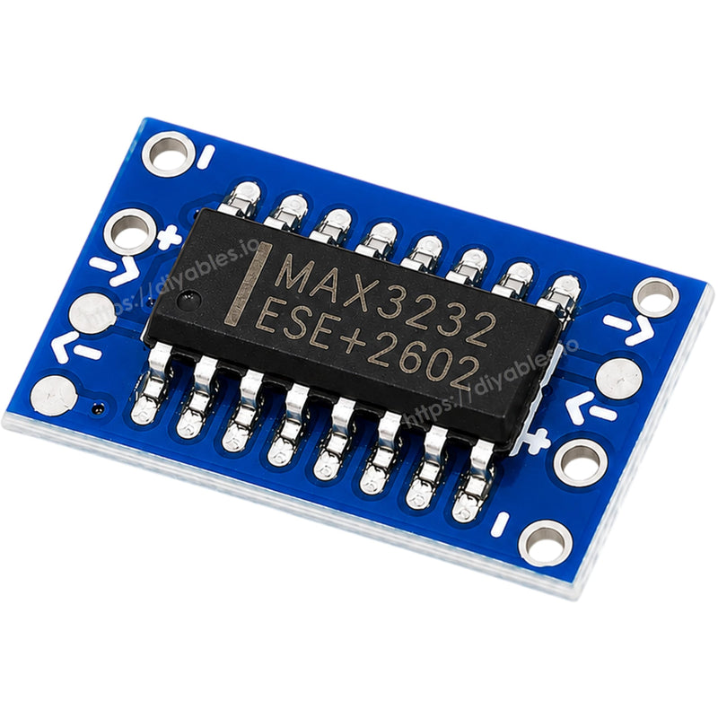 RS232 to TTL Level Converter Module MAX3232, 10 Pack | MAX3232 CSE 3-5V 120Kbps Bidirectional Serial Adapter for Arduino ESP32 Raspberry Pi