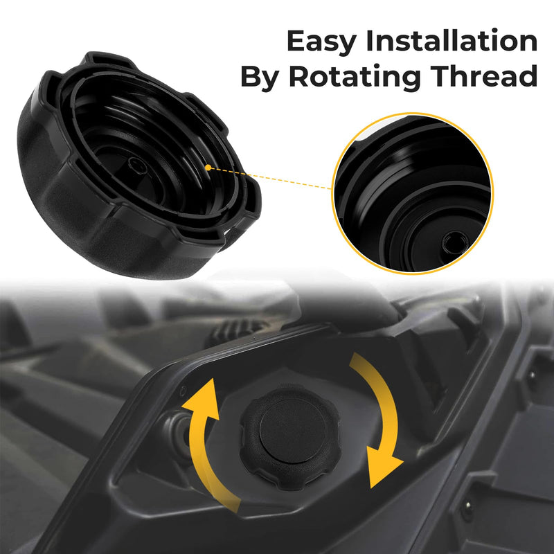 M MATI Fuel Cap Fuel Tank Cap Gas Cap for Can Am 2018-Up Maverick X3 Trail Sport Defender Commander Traxter 100 700 800 709000868