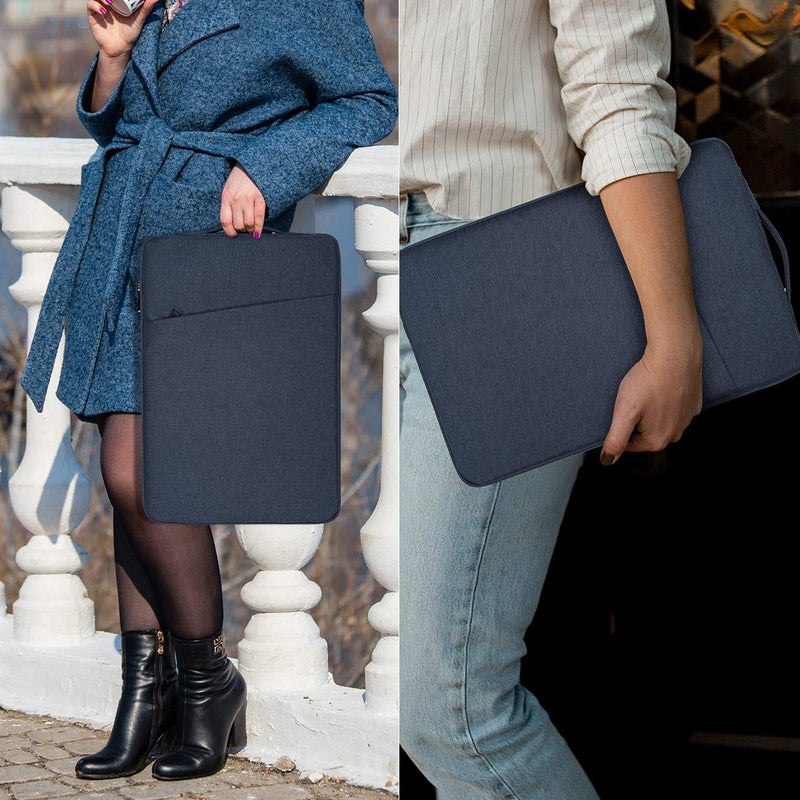 Portable Monitor Case 18.5 Inch,18 Inch Storage Sleeve Bag for InnoView VisonOwl UPERFECT Arzopa Most Large 18.5 Inch Portable Monitor Carrying Pouch Bag with Pocket,Naxy Blue(17.5x11.8 Inch) Navy Blue