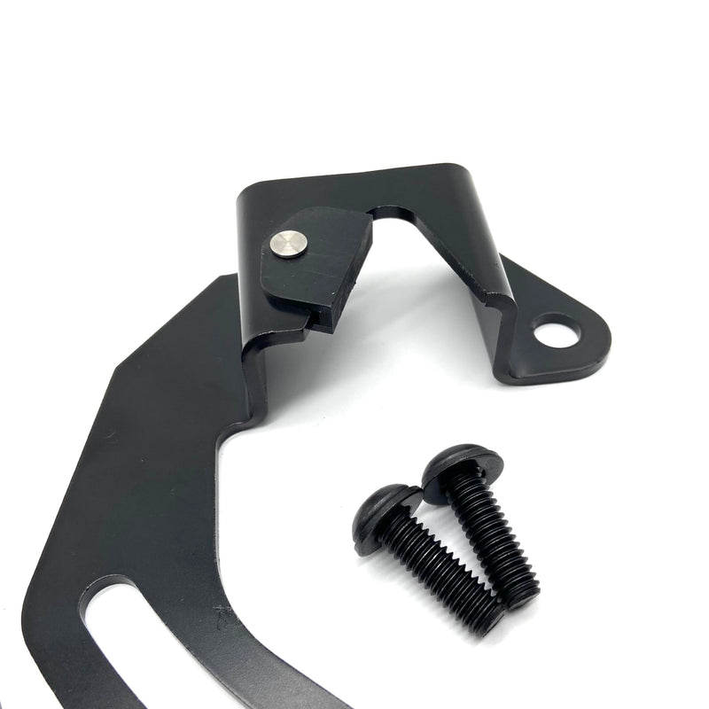 Region Offroad Rear Seat Rear Side Mounting Brackets and Bolts Compatible with Jeep Wrangler TJ 1997-2002, Black