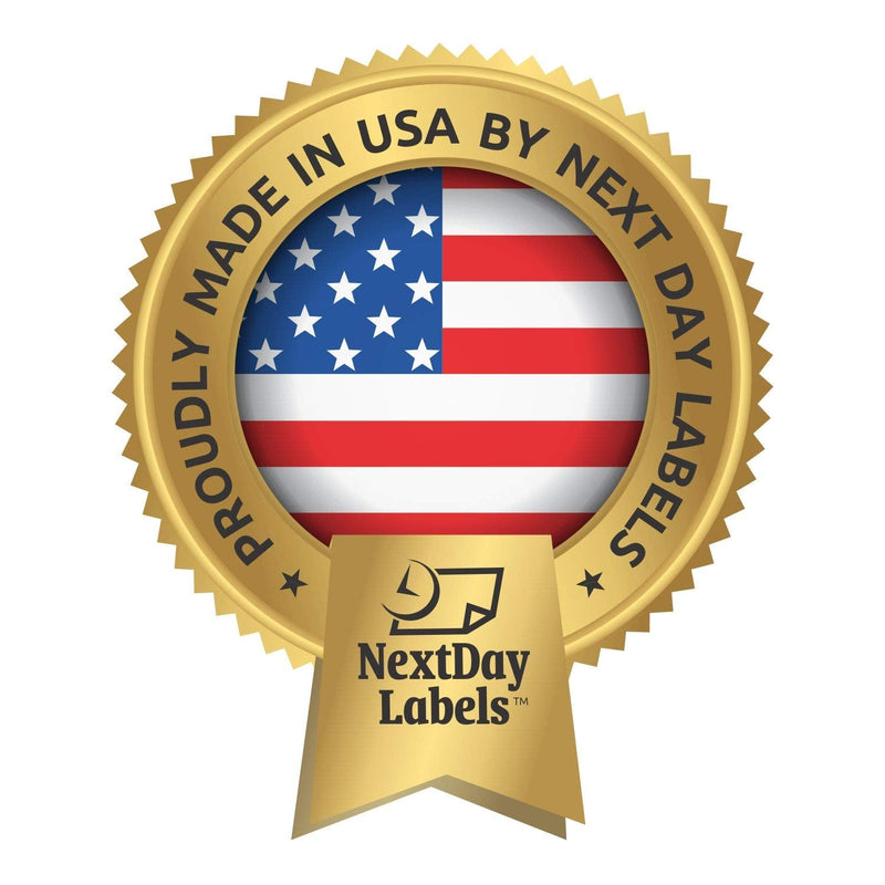  [AUSTRALIA] - NextDayLabels Half Sheet Shipping Labels 5.5" x 8.5" – Printable Blank Labels for Laser & Inkjet Printers, White Self-Adhesive Stickers, 2 Per Page for Ship, FBA, UPS & FedEx, Made in USA, 25 Pack 25 Sheets