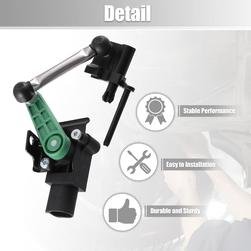 X AUTOHAUX 7P0 616 214 Front Right Side Air Suspension Ride Height Level Sensor for Volkswagen Touareg 2011-2018
