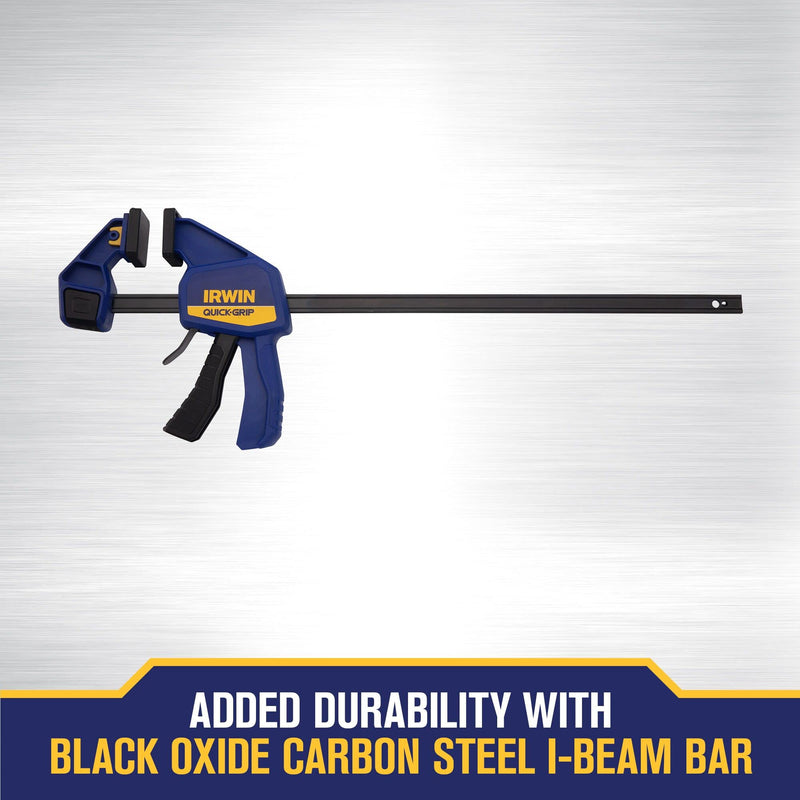 IRWIN QUICK-GRIP Bar Clamp, One-Handed, Medium-Duty, 18-Inch (1964719) 18 Inch