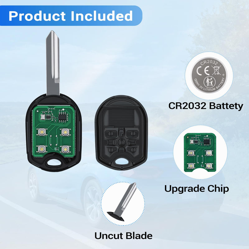Key Fob Fit for Ford F150 2011-2014 F250 F350 Explorer Expedition | Fits for 2011-2016 Ford F450 F550 F650 F750/ 14-17 Lincoln Navigator MKX Keyless Entry Remote Control CWTWB1U793 OUC6000022