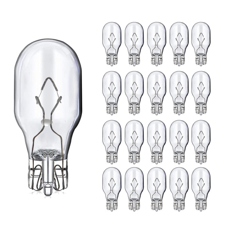 Kscjdg 18W 12V T5 Light Bulb Replacement Landscape Light Bulbs -Wedge Base Lights Bulb -Malibu Lights Bulbs -Low Voltage Landscaping Light Bulbs - 20 Pack (18W)