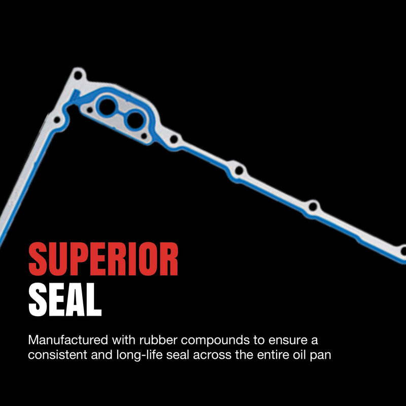 FEL-PRO OS 30843 Engine Oil Pan Gasket Set for Ford F-250 Super Duty