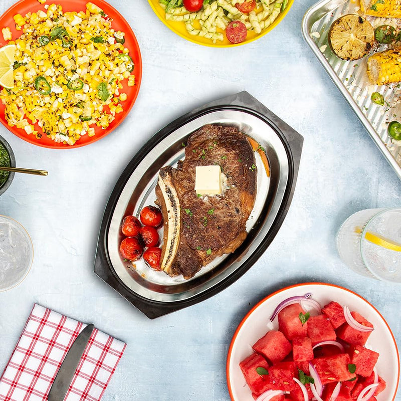Nordic Ware Indoor/Outdoor Sizzling Steak Server