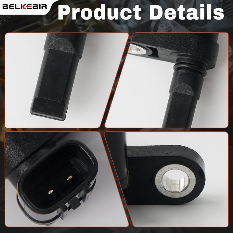 4PCS ABS Wheel Speed Sensor Compatible with Toyota Tacoma 05-14, 4Runner 03-15, FJ Cruiser 07-14, Land Cruiser 08-15, Lexus GX460 10-15, GX470 03-09, LX570 08-15, LX600 Replace 89542-04020 89542-60050