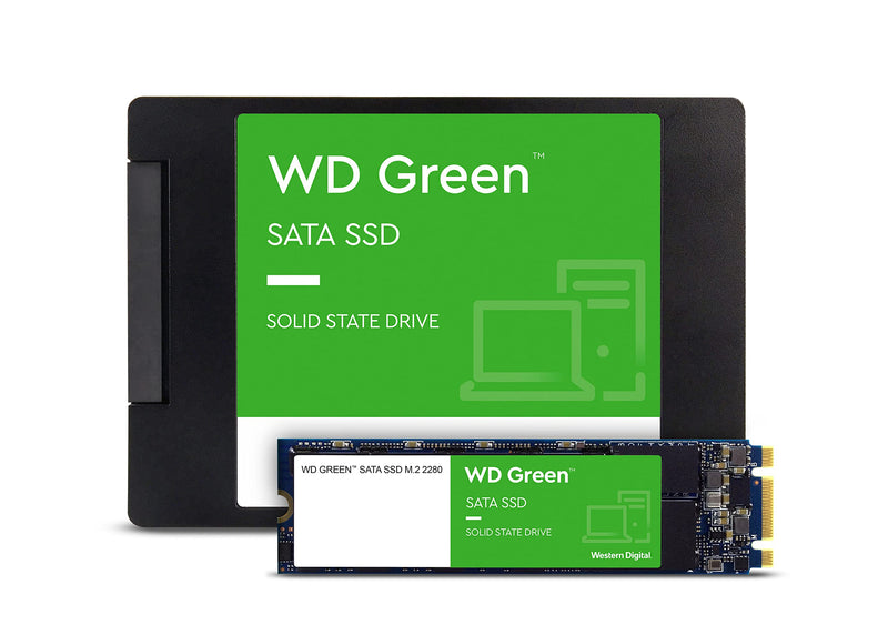 Western Digital 1TB WD Green Internal SSD Solid State Drive - SATA III 6 Gb/s, 2.5/7mm, Up to 545 MB/s - WDS100T3G0A 2.5"/7mm SSD