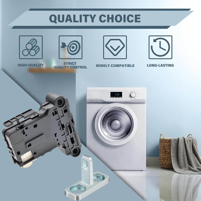 5304505231 clothes washer door lock switch and 5304505088washing machine parts door lock Fit for Frigidaire Electrolux Washer Door Lock Assembly Replace AP6029853 PS11759823 Washer Door Lock Switch