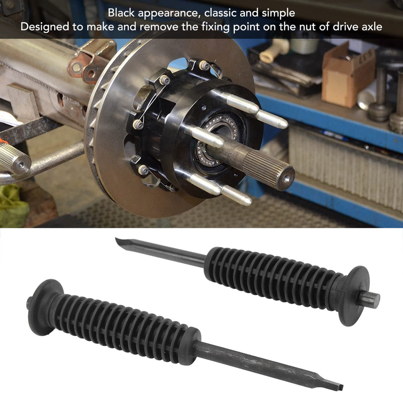 Drive Axle Nut Installer 2PCS Drive Axle Nut Installer and Remover Tool Black Replacement For Corolla Camry ES