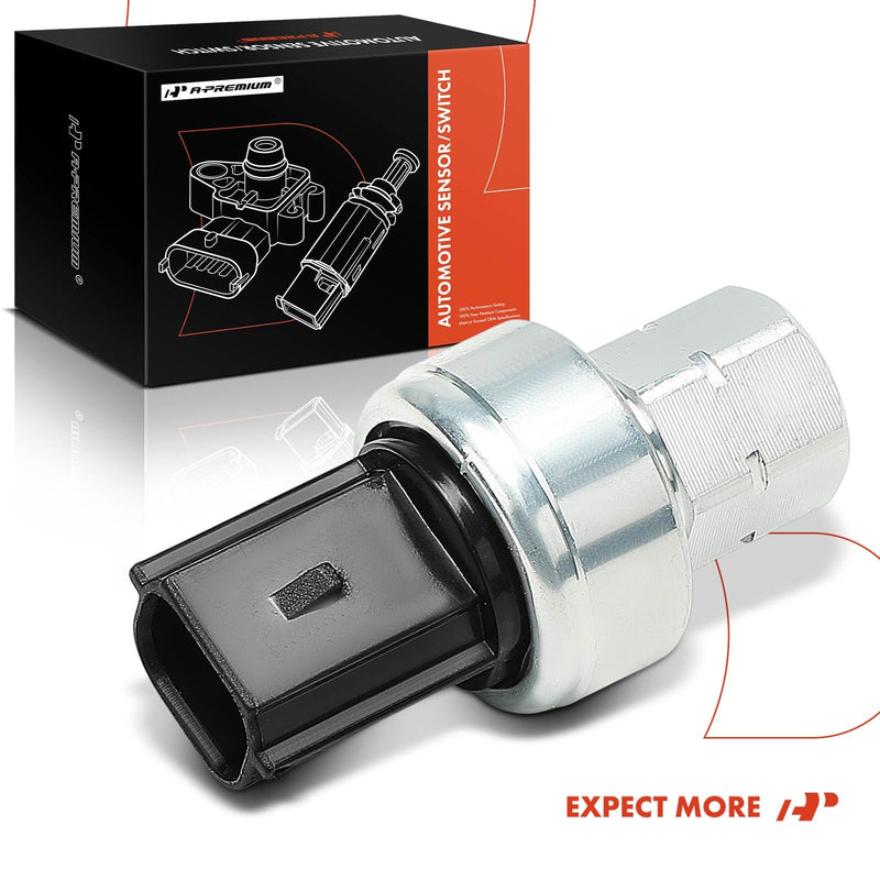 A-Premium A/C Pressure Sensor Switch [3 Pins] Compatible with Ford F-150, Escape, Fusion, F-150 Lightning, F-250/F-350/F-450/F-550 Super Duty, F-650, F-750 & Lincoln MKZ, MKX, MKC, MKS, MKT